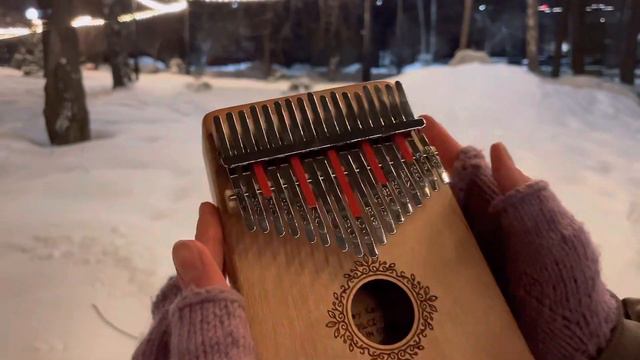 БЭКСТЕЙДЖ со съёмок видео с калимбой Once Upon A December #калимба #kalimba #backstage #влог