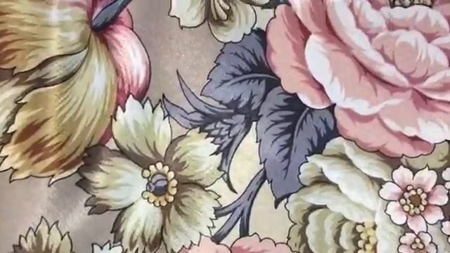 «Цветы для любимой », шёлк , крепдешин.