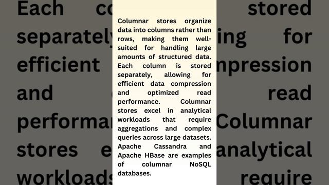 Columnar Stores смотреть онлайн