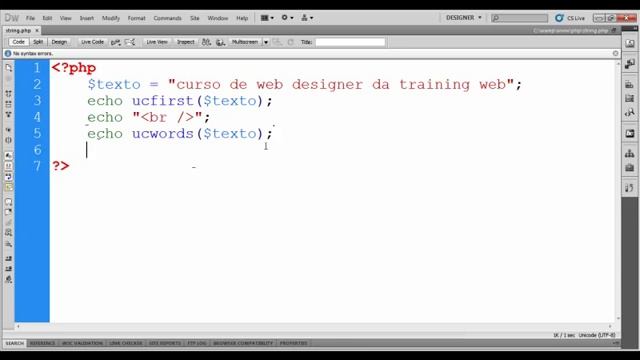 Curso de php aula 26 ucfirst, ucwords e trim do php смотреть онлайн