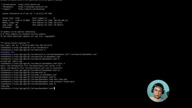 Bagian 2 Tutorial Menggunakan SSL cloudflare dan konfigurasi Nginx VPS смотреть онлайн