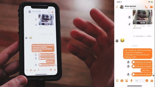 How to Send Files Through Facebook Messenger in 2020 смотреть онлайн