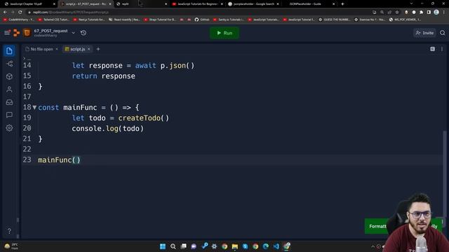 Sending POST request with Fetch API | JavaScript Tutorial in Hindi #67 смотреть онлайн