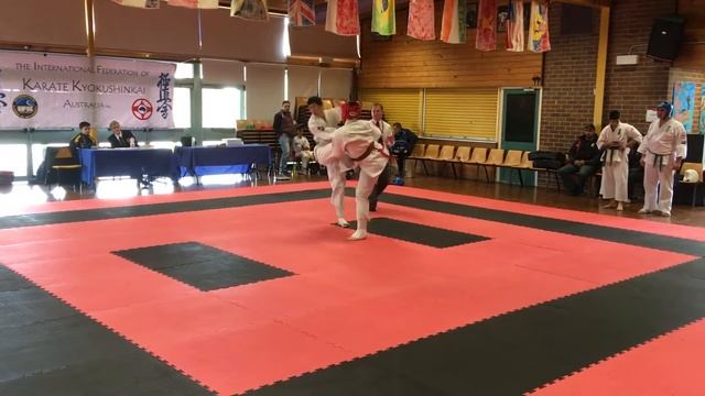 Jacob Kiem IFK Kyokushin Karate Tournament 7th August 2016 Match 2 смотреть онлайн