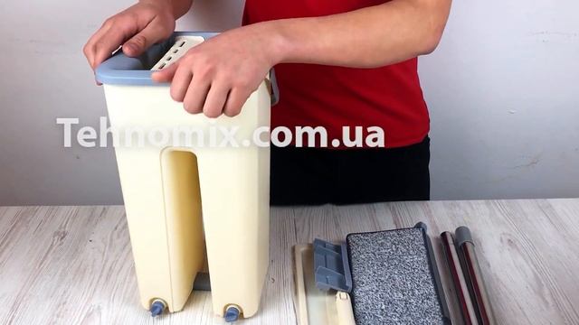 ? Комплект для уборки ведро и швабра с отжимом Scratch cleaning mop (Mop Bucker) смотреть онлайн