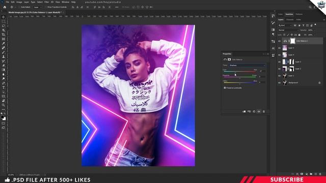 How to Create a Cyberpunk Effect in Photoshop | Tamil Poster Tutorial | PT102 смотреть онлайн