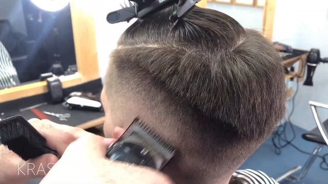 Undercut / Мужская стрижка андеркат / Стрижка машинкой смотреть онлайн