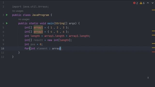 Java Program to Concatenate Two Arrays | Java Examples смотреть онлайн
