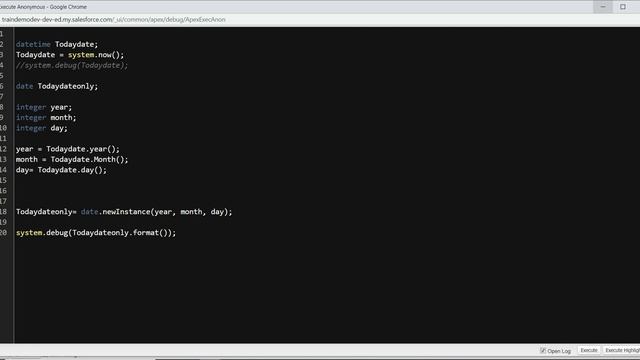 Apex programming for Salesforce admins- Data type-2. смотреть онлайн