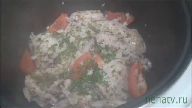 Курица со специями в мультиварке смотреть онлайн