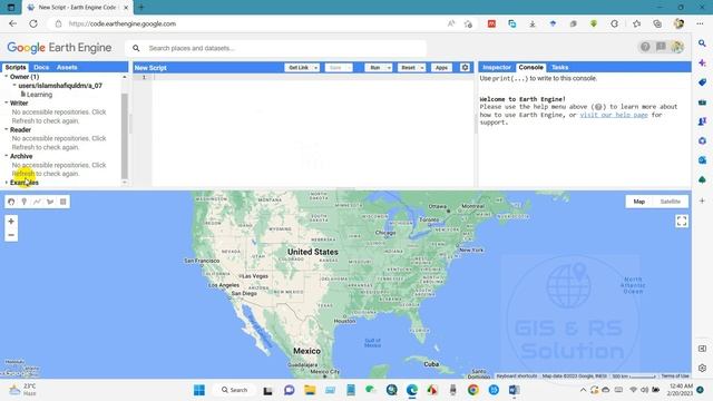 Google Earth Engine Tutorial 1: Opening Account and Familiar with Script Editor and Datasets смотреть онлайн
