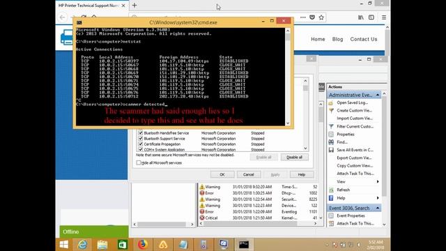 Fake HP Printer Repair Scammers смотреть онлайн