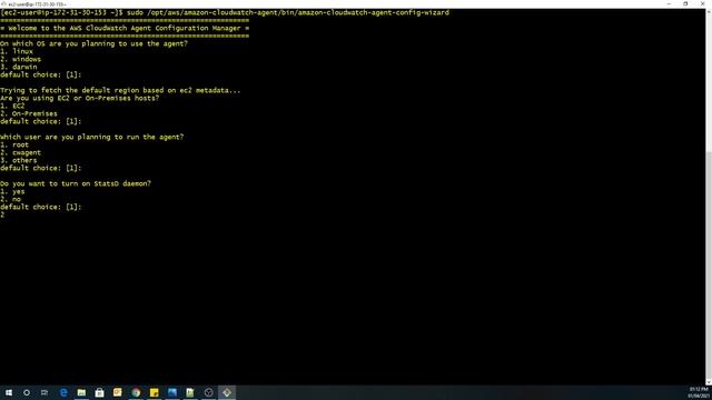 Stream EC2 logs to cloudwatch using cloudwatch agent wizard смотреть онлайн