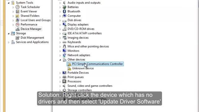How to Install PCI Simple Communications Controller Device Driver Software in Windows 8 1 смотреть онлайн