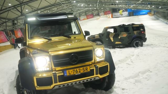 Mercedes 6X6, Urus, Hummer Testen Op Ski Piste смотреть онлайн