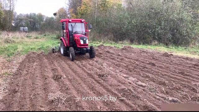 ? Dongfeng DF-244C G2 в работе с культиватором Kerland KT-210 • 2021 смотреть онлайн