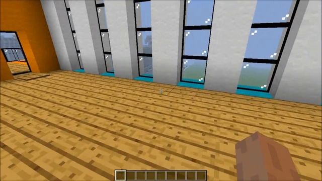 Minecraft Cyan & Orange Wool Building смотреть онлайн