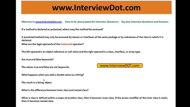 Top Core Java Interview Question and Answer Job Interview 16 смотреть онлайн