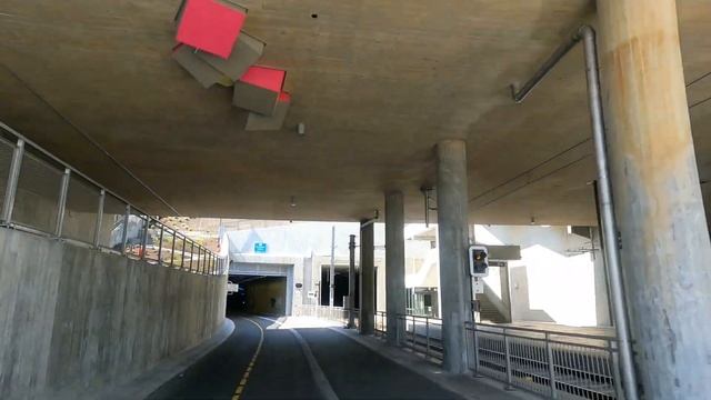 Велосипедный тоннель в Бергене. Норвегия. Sykkeltunnel i Bergen. Bicycle tunnel in Bergen. Norway. смотреть онлайн