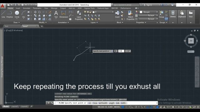 How to plot Bearings and Distance in AutoCAD смотреть онлайн