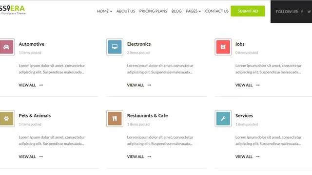 WordPress шаблон Classiera 3.0.4 - доска объявлений смотреть онлайн