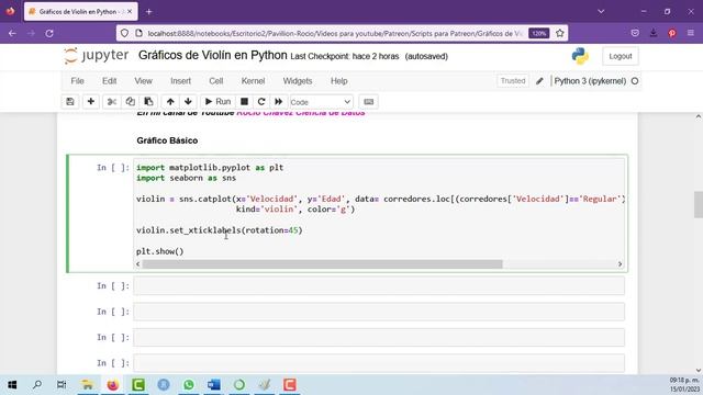 Gráficos de Violín en Python смотреть онлайн