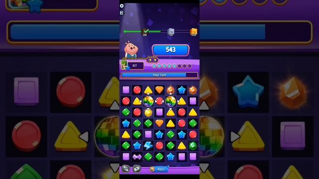 Brocco boogie Solo Challenge Perfect Heist 8 Move Color Crystals 1050 Score Match Masters. смотреть онлайн