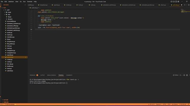 Flutter apps in Python | PubSub смотреть онлайн
