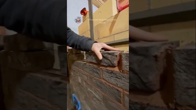 Укладка кирпича в тело банной печи. Москва. смотреть онлайн