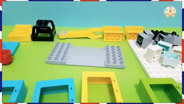 LEGO DUPLO 10933 башенный кран, грузовик, бульдог и строительная площадка смотреть онлайн