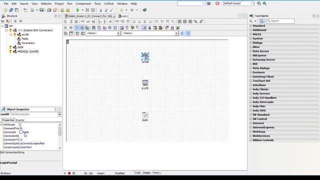 Delphi Grade 11 Connect To Database for SQL Ep 3 смотреть онлайн