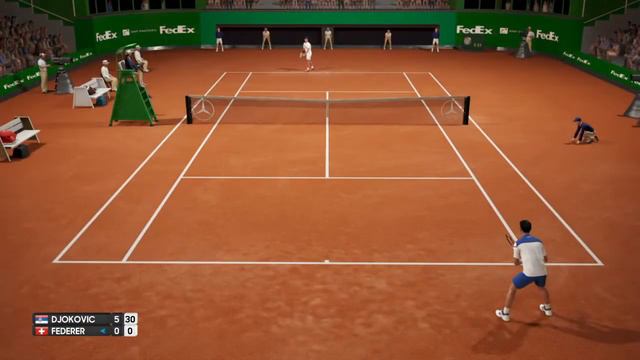 Djokovic Vs Federer - AO INTERNATIONAL TENNIS - #2