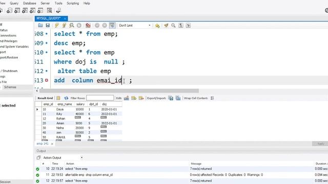 How to use NOT NULL and NULL in SELECT ,INSERT,UPDATE ,DELETE statement using MySQL with live demo смотреть онлайн