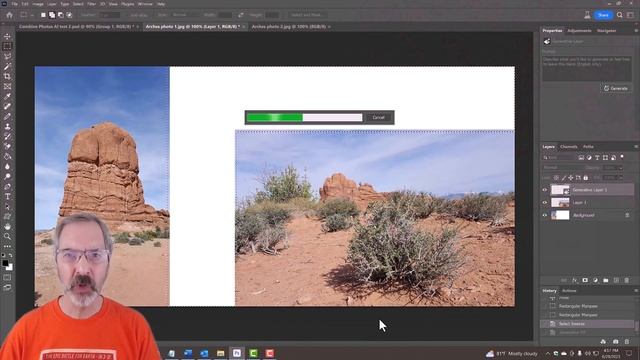 Photoshop Ai: Combine PHOTOS using Generative Fill and Sky Replacement смотреть онлайн