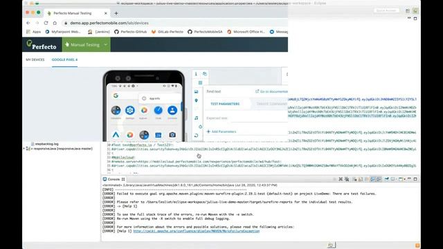 Perfecto Mobile Testing Demo смотреть онлайн