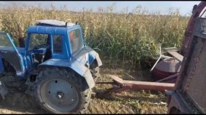 Уборка кукурузы на силос КДП 3000.