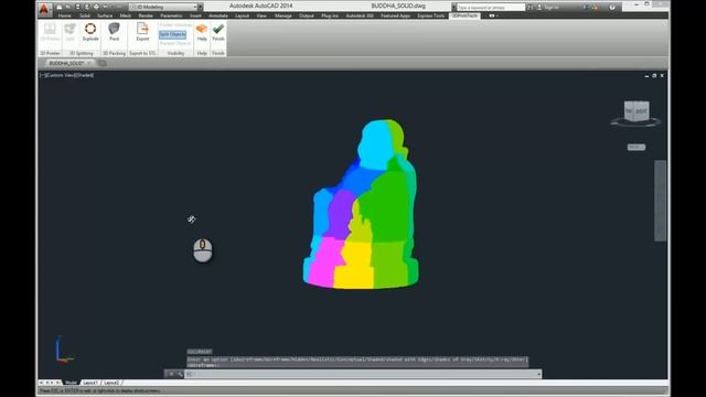 3DPrintTech 2.0 workflow demo for AutoCAD 2014 смотреть онлайн