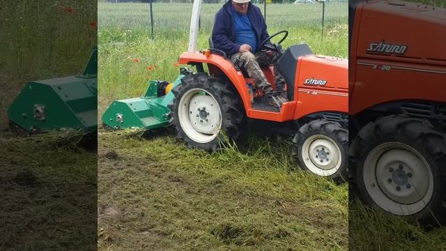 Kubota Saturn X20 - kosiarka bijakowa MULCZER смотреть онлайн