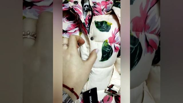 Детский зимний раздельный комбинезон Dolce Gabbana смотреть онлайн