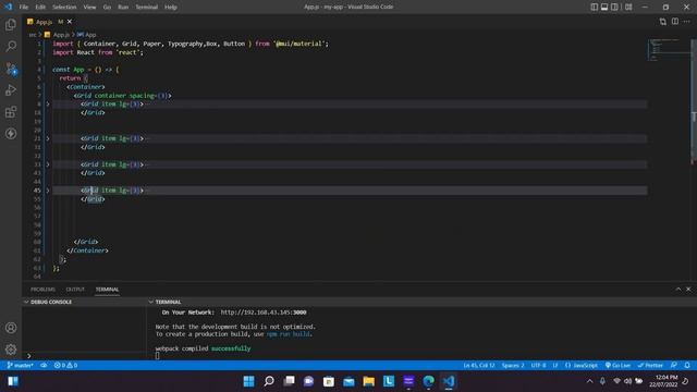 ?? ReactJS Tutorial for Beginners #53 || Grid Layout || Material UI || Ujjwal Technical Tips смотреть онлайн