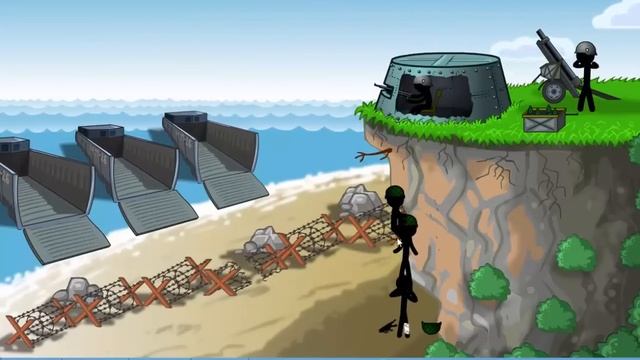 Causality Saving Private Stickman Walkthrough смотреть онлайн
