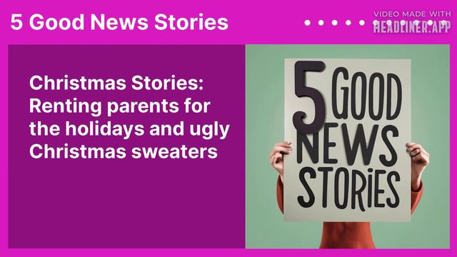 Christmas Stories: Renting parents for the holidays and ugly Christmas sweaters | 5 Good News... смотреть онлайн