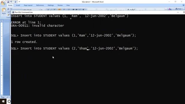 2 RDBMS LAB Introduction to SQL4B смотреть онлайн