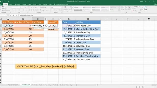 =NETWORKDAYS.INTL & =WORKDAY.INTL смотреть онлайн