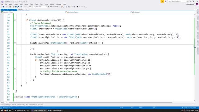 Control Units and Give Orders in Unity ECS! смотреть онлайн