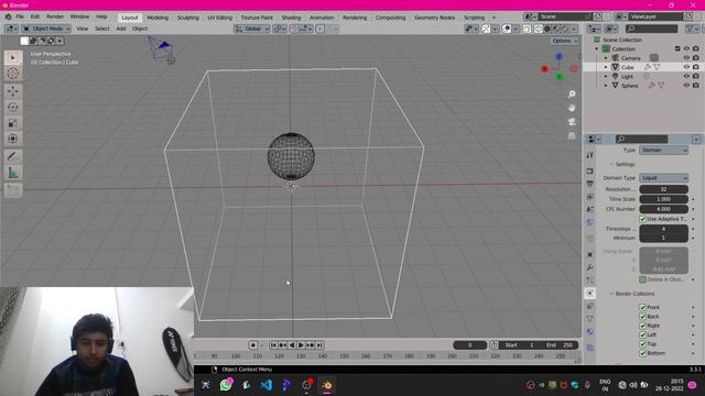 ASSIGMNET 3 ITW LAB PHYSICS PROPERTY BLENDER (FLUID PROPERTY) смотреть онлайн