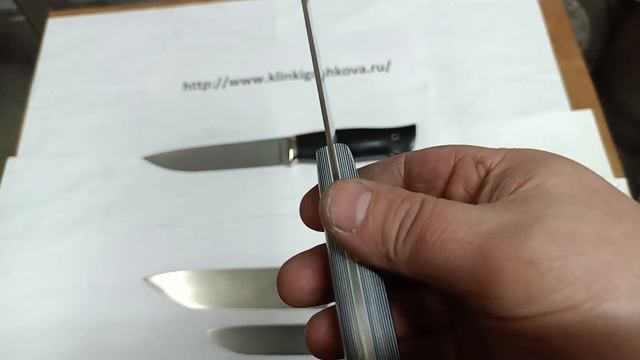 Обзор ножей от Андрея Горшкова из стали BOHLER S390,М390 смотреть онлайн