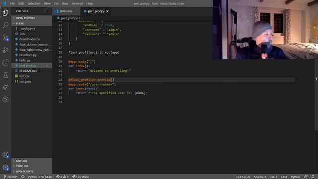 Python - Flask - Performance Profiling смотреть онлайн