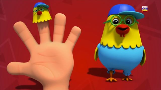 Куры палец семьи | Дети песни | Детские стишки | Finger Family Rhymes | Hens Finger Family смотреть онлайн