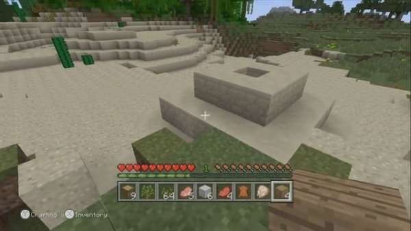 Minecraft Wii U Survival Let's Play Walkthrough Gameplay (Part 1)
